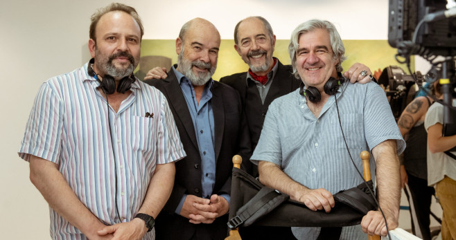 Juan Cavestany, Antonio Resines, Miguel Rellán y Álvaro Fernández Armero TAMARA ARRANZ