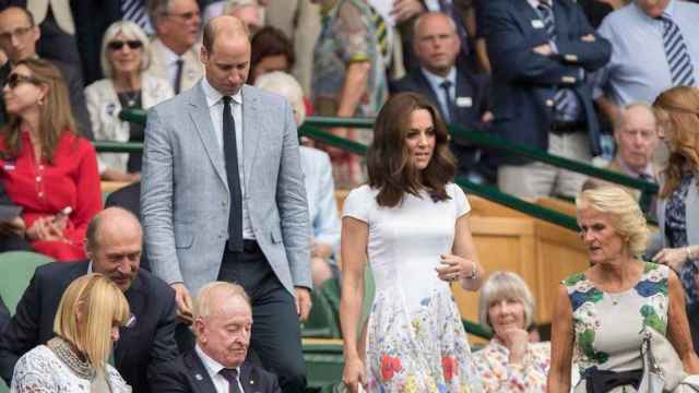 Kate Middleton con el príncipe Guillermo en la final de Wimbledon / CD