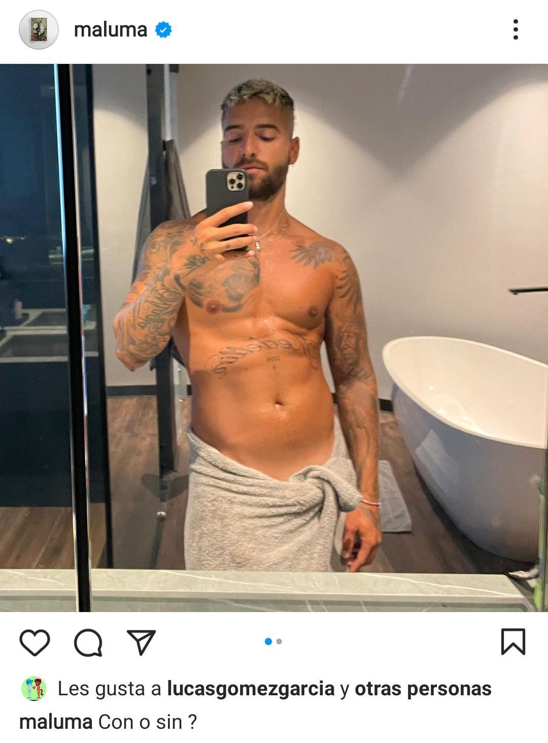 VÍDEO] Maluma enciende a sus seguidores: ¿con o sin ropa?