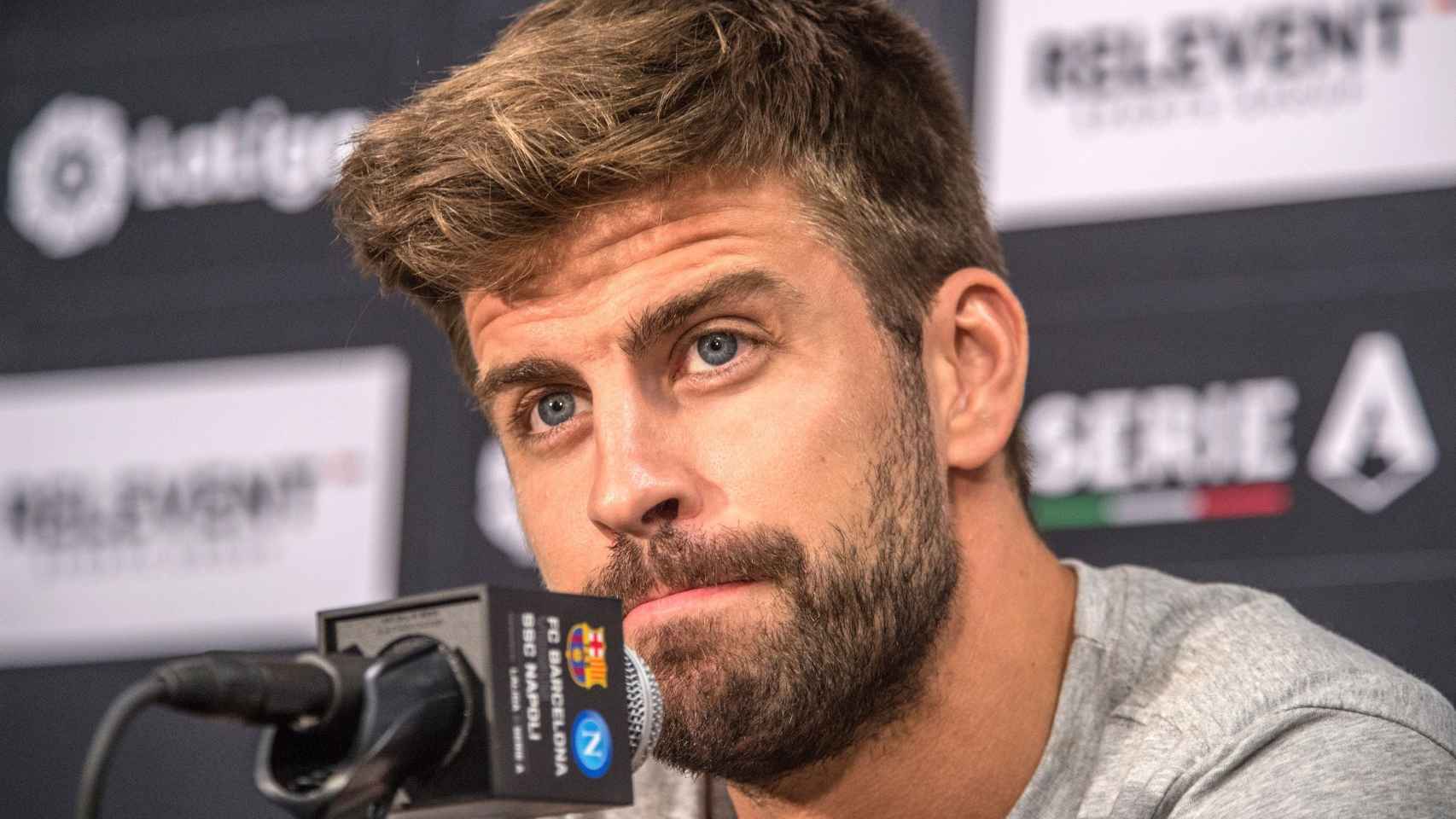 Gerard Piqué en rueda de prensa en Miami / EFE