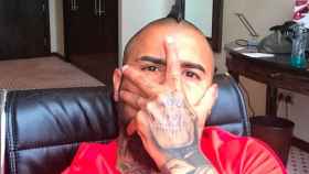 Arturo Vidal en el hotel