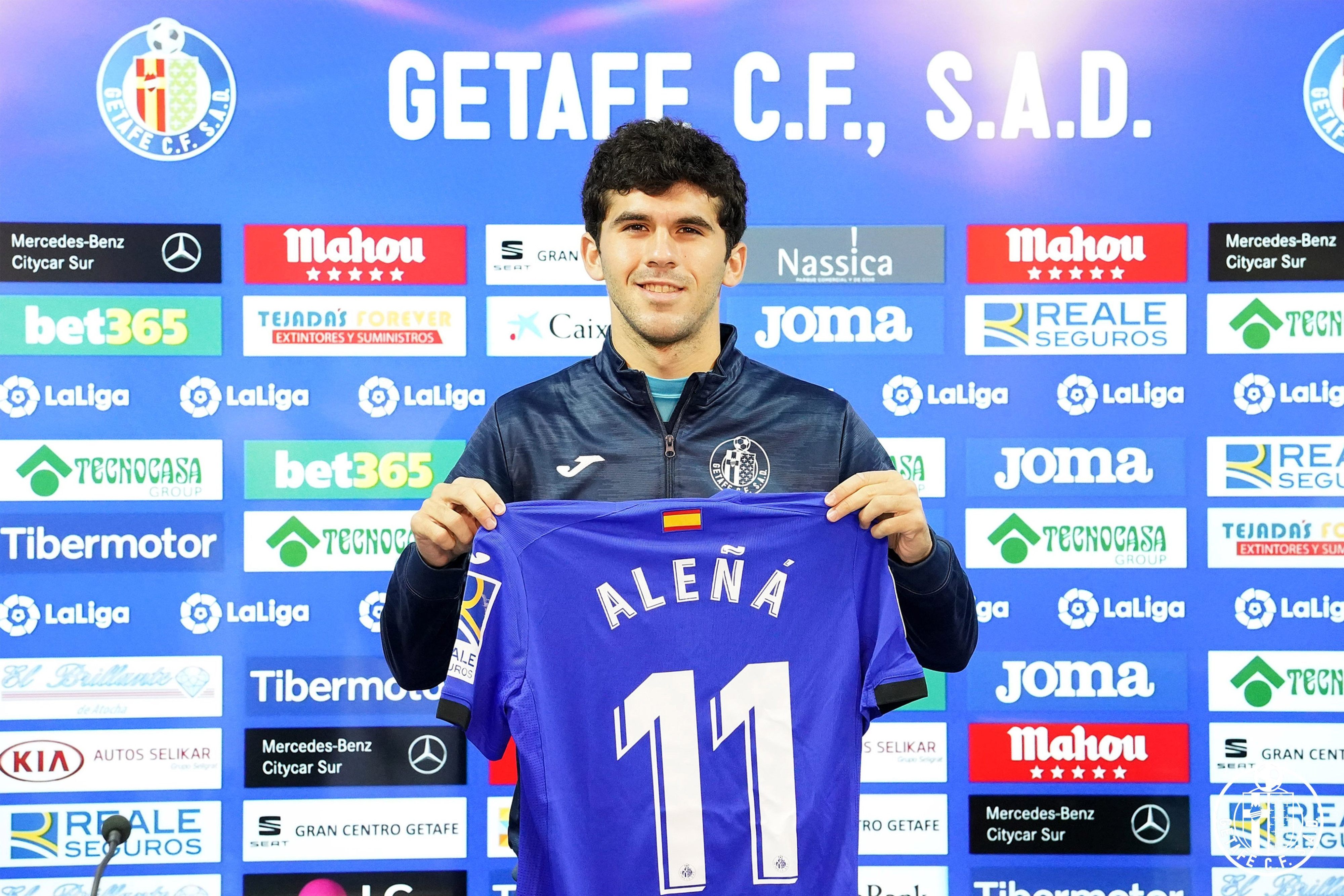 Aleñá, en su presentación con el Getafe | Getafe