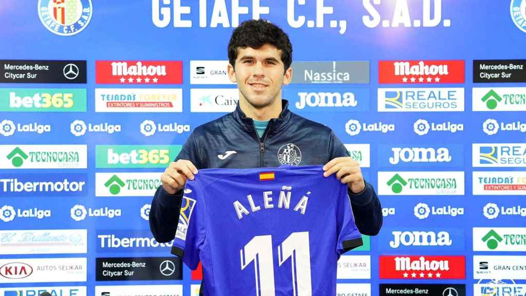 Aleñá, en su presentación con el Getafe | Getafe