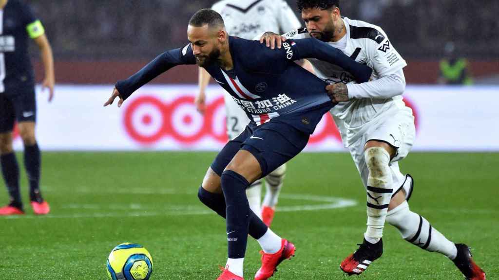 Neymar en un partido con el PSG /EFE