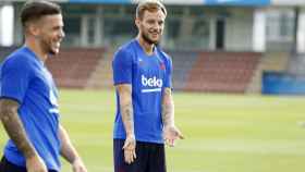 Rakitic en un entrenamiento del Barça / FC Barcelona