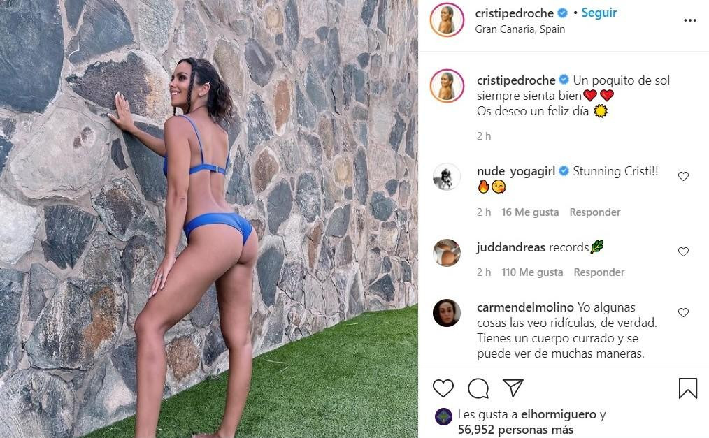 El posado veraniego de Cristina Pedroche / INSTAGRAM