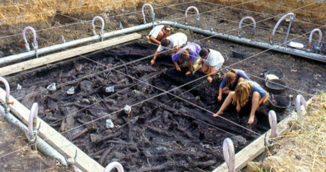 Vista de una de las excavaciones en La Draga /UAB/Equipo Draga