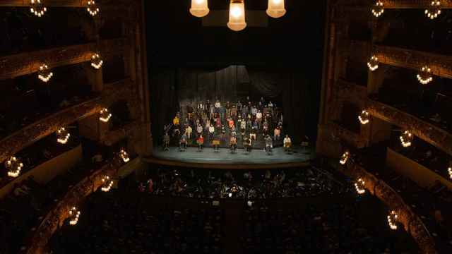Un ensayo de la ópera 'La Traviata', de Giuseppe Verdi, en el Liceu de Barcelona en 2020 / DAVID ZORRAKINO - EUROPA PRESS