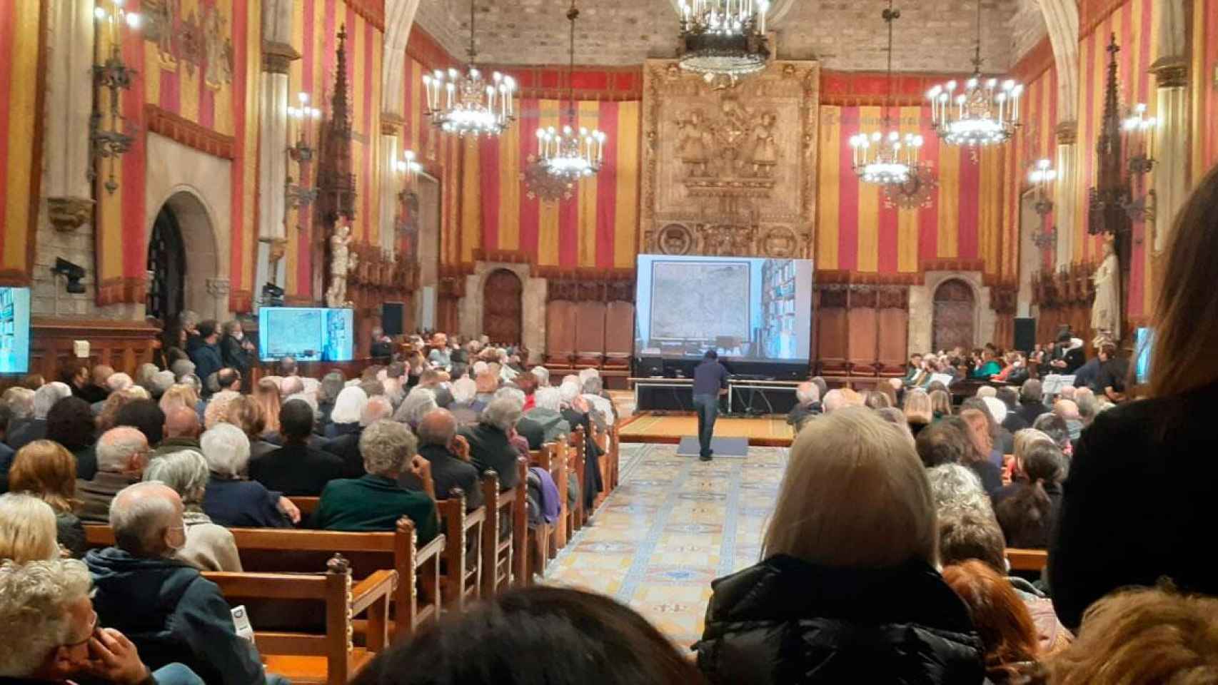 El acto de recuerdo a Oriol Bohigas en el Ayuntamiento de Barcelona / CG