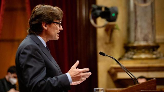 El jefe de la oposición, Salvador Illa, muy crítico con Pere Aragonès en el Debate de Política General / EP