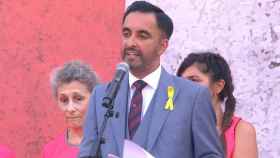 Aamer Anwar, abogado de Clara Ponsatí, en la manifestación independentista de la Diada / CG