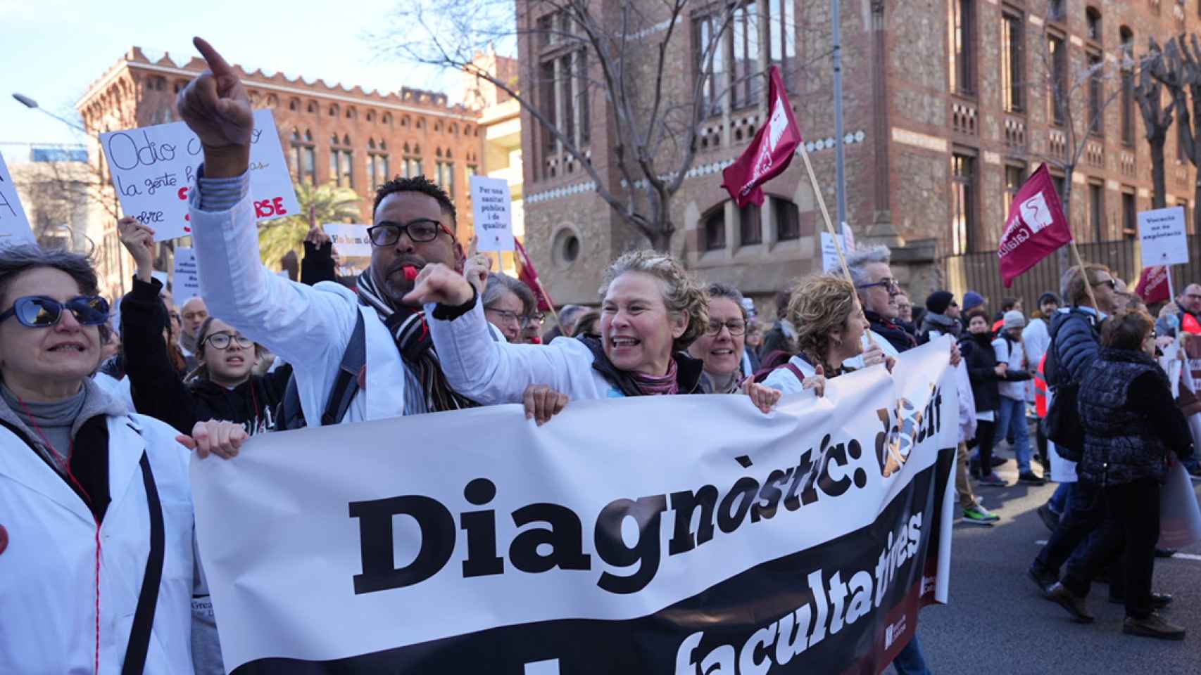 Protesta de médicos catalanes / LUIS MIGUEL AÑÓN - CG