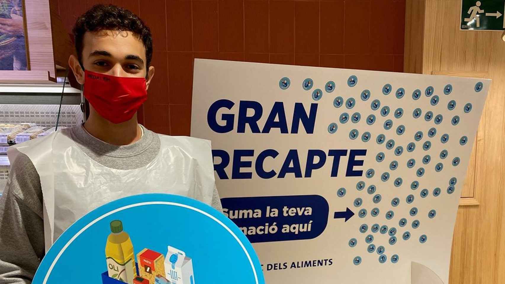 Un voluntario del Gran Recapte del Banco de Alimentos / CG