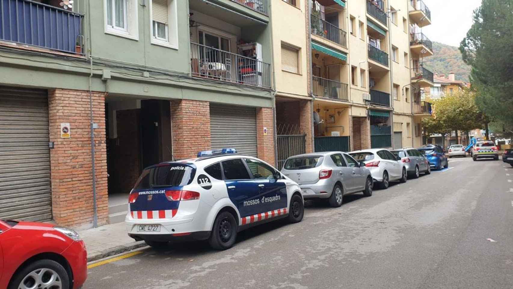 Lugar en el que el hijo asesinó presuntamente a su madre en Ripoll / EUROPA PRESS