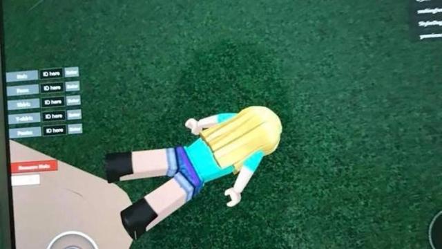 Una foto del avatar en el suelo tras la violación online