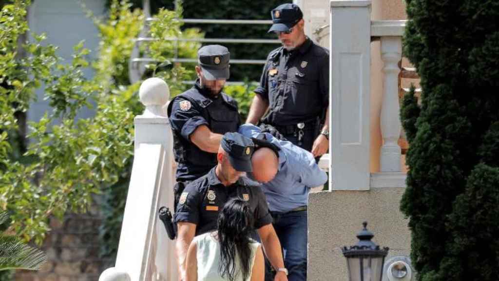 Imagen de uno de los detenidos de la presunta red criminal en la Comunidad Valenciana / EFE