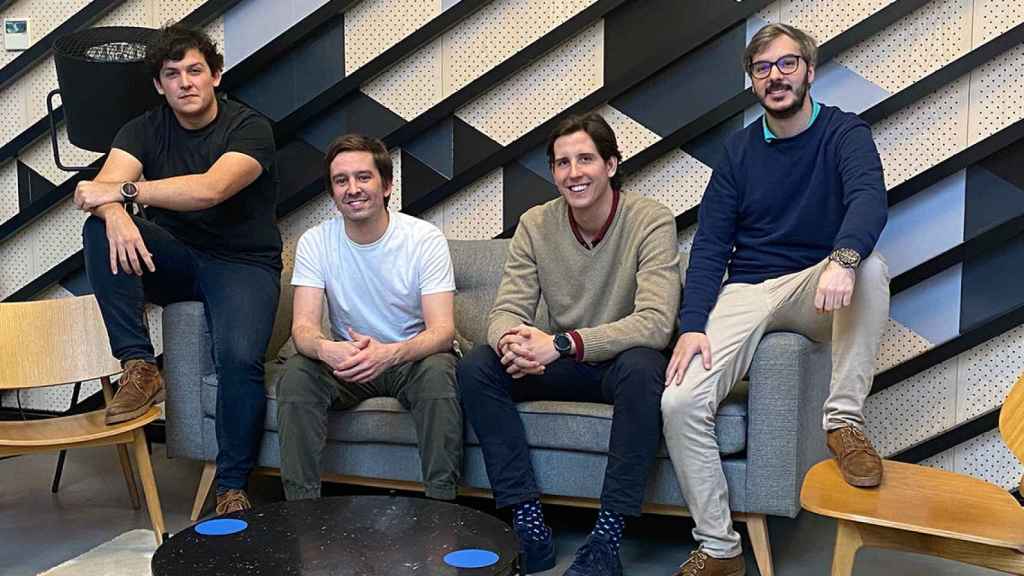 De izquierda a derecha los fundadores de Homming: Asur Bernardo (CTO), Jorge Montero (CEO), José María Rincón (CMO) y Javier Martí (COO) / HOMMING