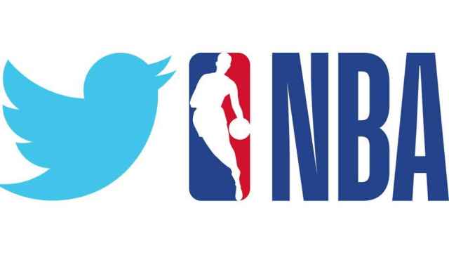 Logotipos de Twitter y de la NBA / TWITTER - NBA