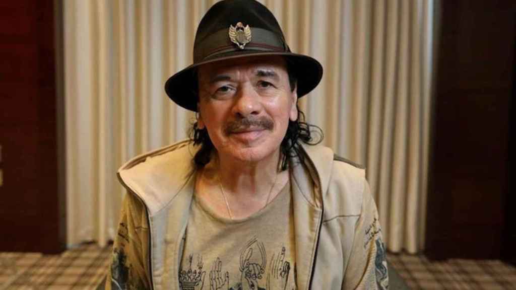 El guitarrista Carlos Santana