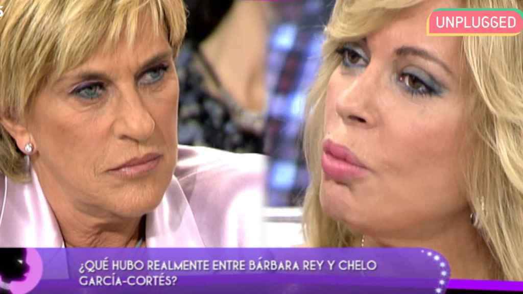 Chelo García Cortés y Bárbara Rey /MEDIASET