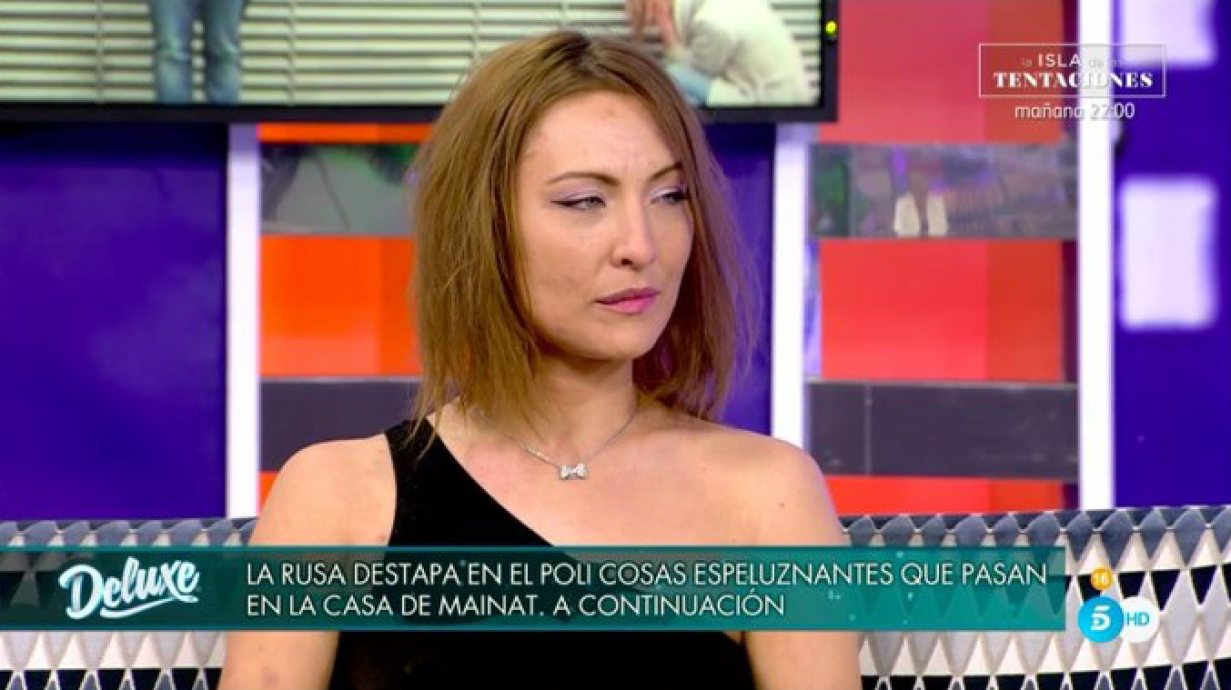 Alina, la mujer rusa del 'Caso Mainat', en 'Sábado Deluxe' / MEDIASET