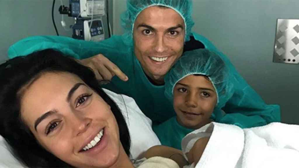 Georgina Rodríguez da a luz a su primera hija