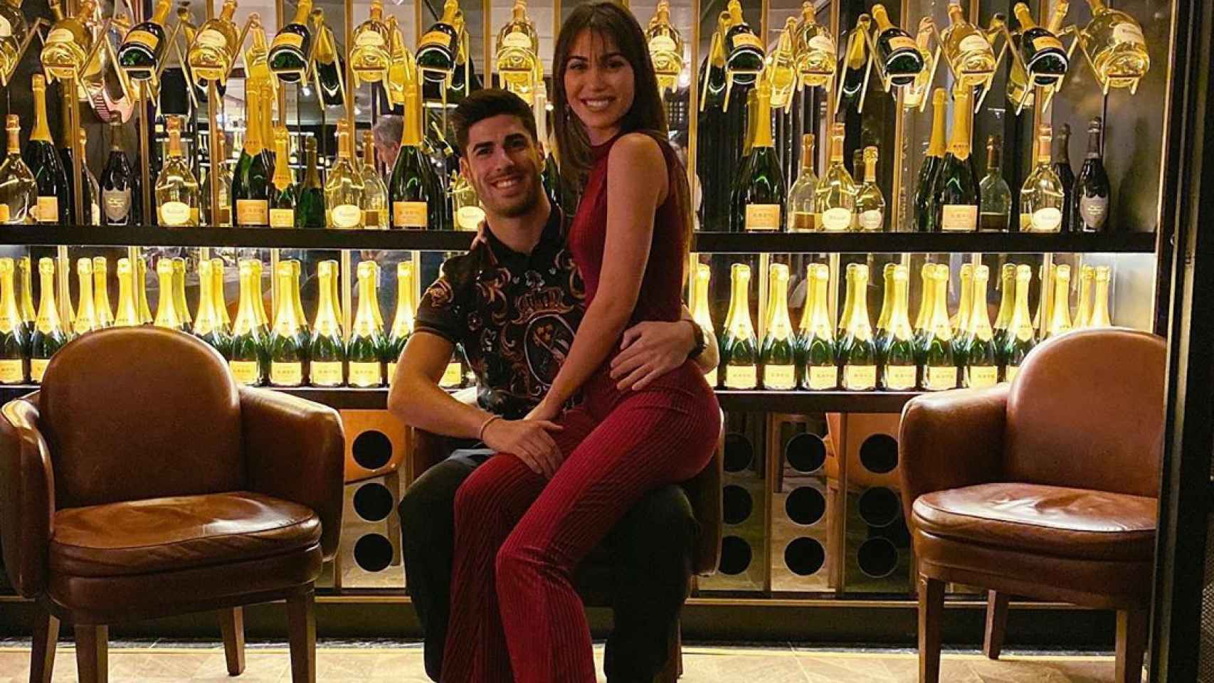 Sandra Garal y Marco Asensio