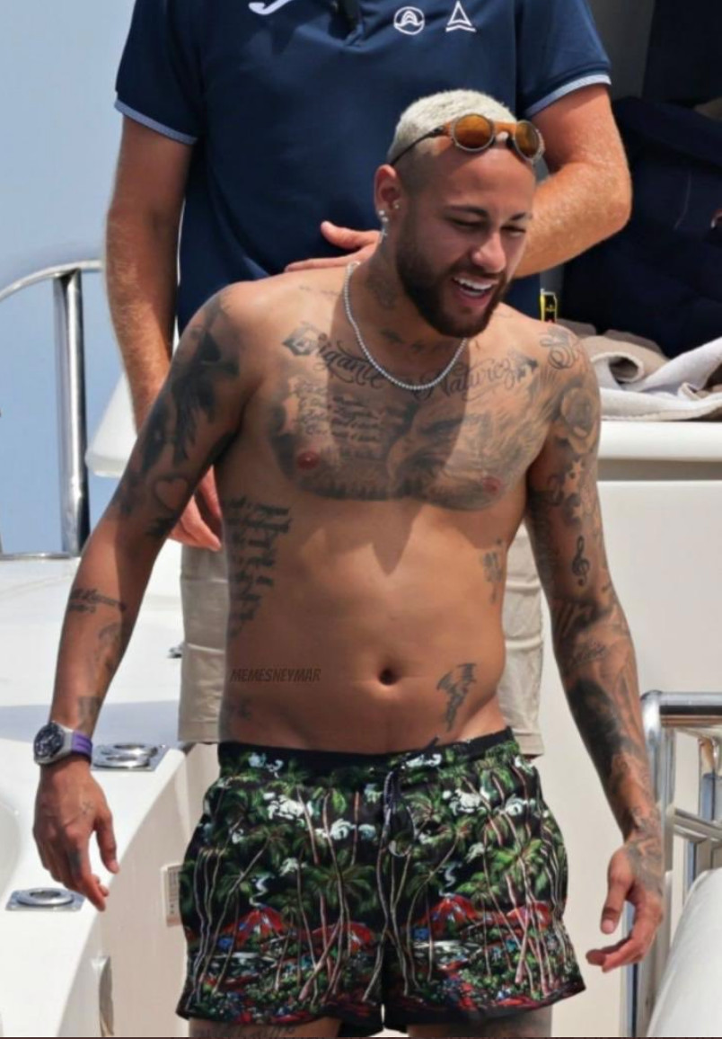 Neymar luce una preocupante forma física