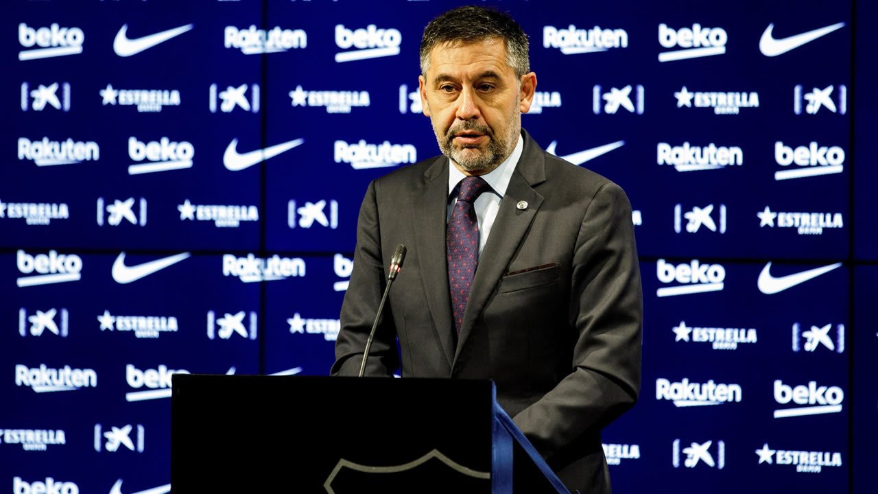 Bartomeu en un acto del Barça / EFE