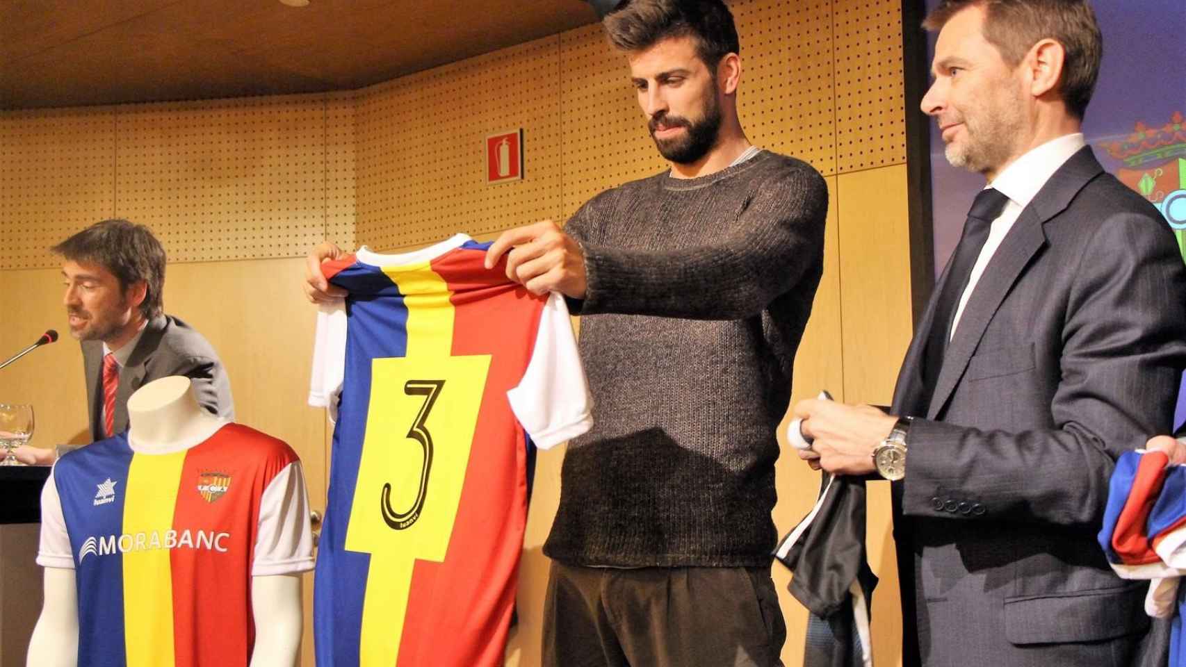 Gerard Piqué en un acto como presidente del FC Andorra / EFE