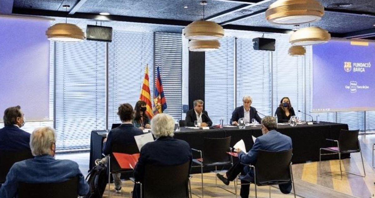 Reunión del Patronato de la Fundació Barça a cargo de Joan Laporta / FCB