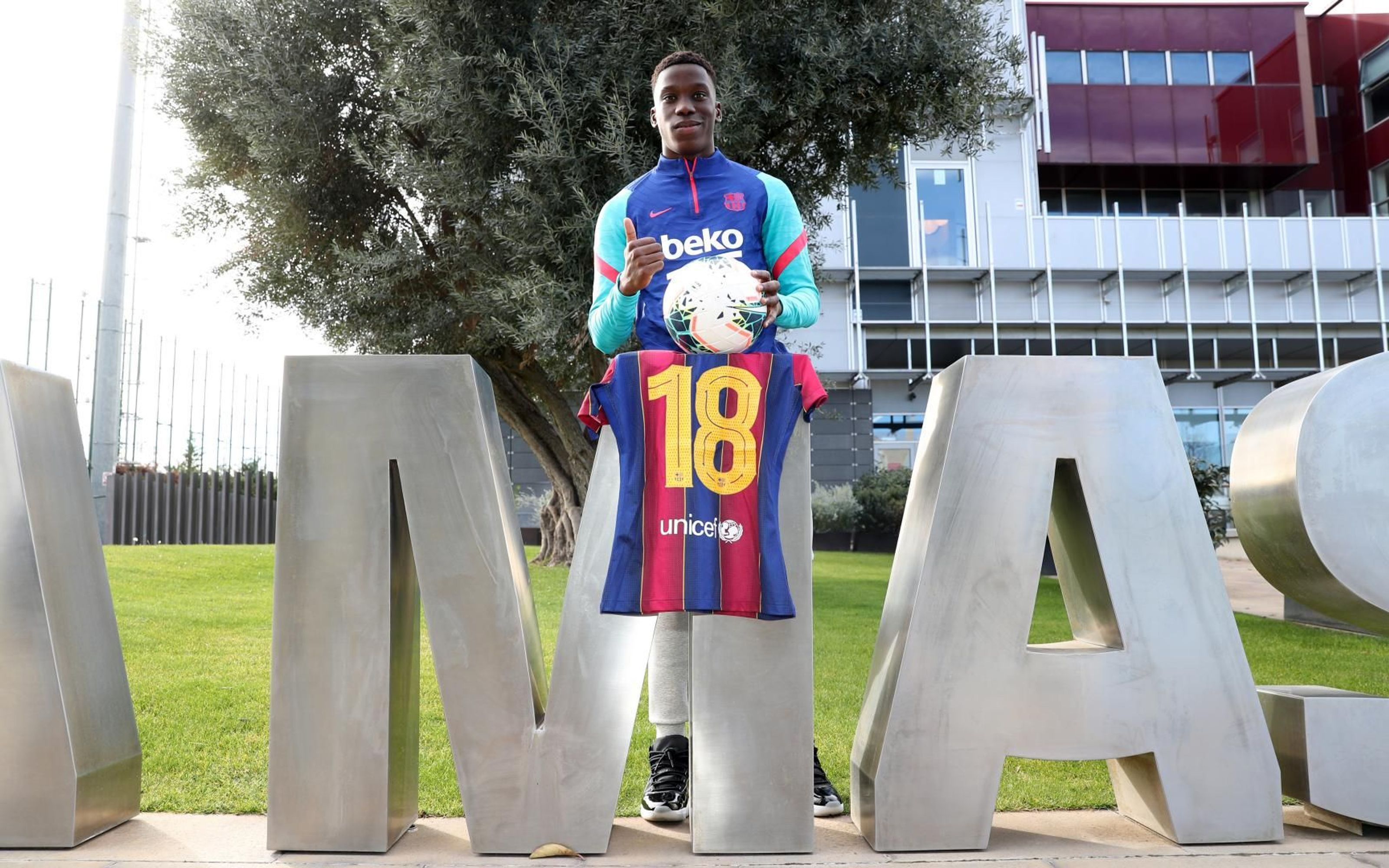 Ilaix Moriba, en La Masia, en una imagen de archivo / FC Barcelona