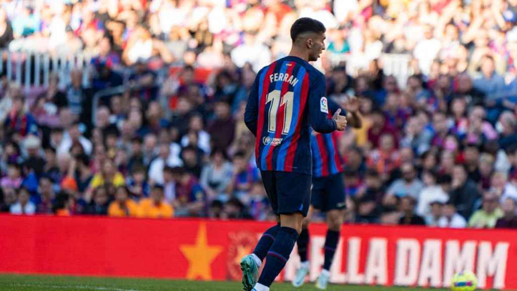 Ferran Torres Barça vs Espanyol / Luis Miguel Añón (Culemanía)