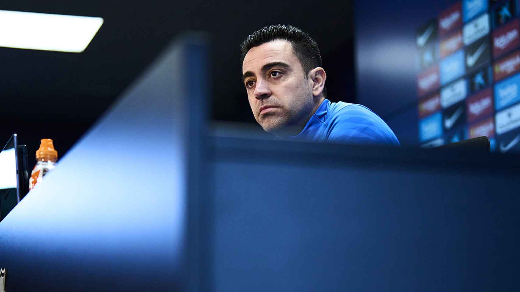 Xavi Hernández, en rueda de prensa previa a un partido con el Barça / EFE