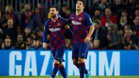 Messi y Suárez vieron puerta en la primera mitad contra el Borussia | EFE