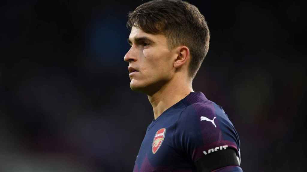 Denis Suárez en un partido con el Arsenal / EFE