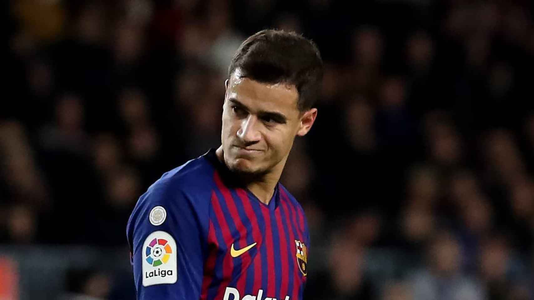 Coutinho jugando con el FC Barcelona en una imagen de archivo / EFE