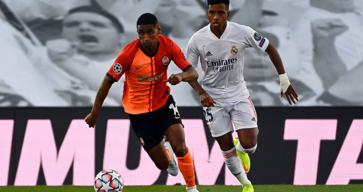 Tete con Rodrygo en el Real Madrid-Shakthar Donetsk / EFE