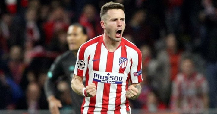 Saúl Ñíguez en un partido del Atlético de Madrid / EFE