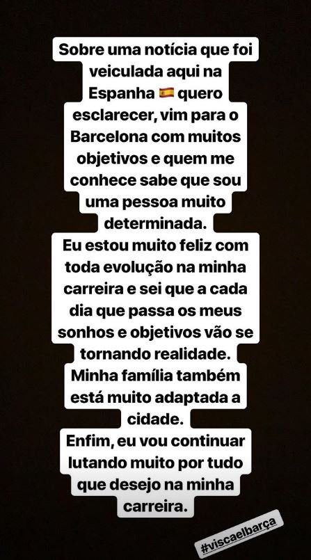 El comunicado de Malcom contra 'Mundo Deportivo' / INSTAGRAM