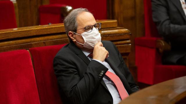 El presidente de la Generalitat, Quim Torra, en el Parlament / EP