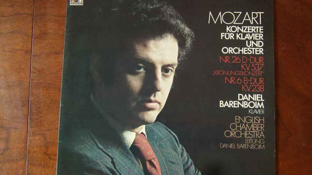 Portada de un disco de Daniel Barenboim