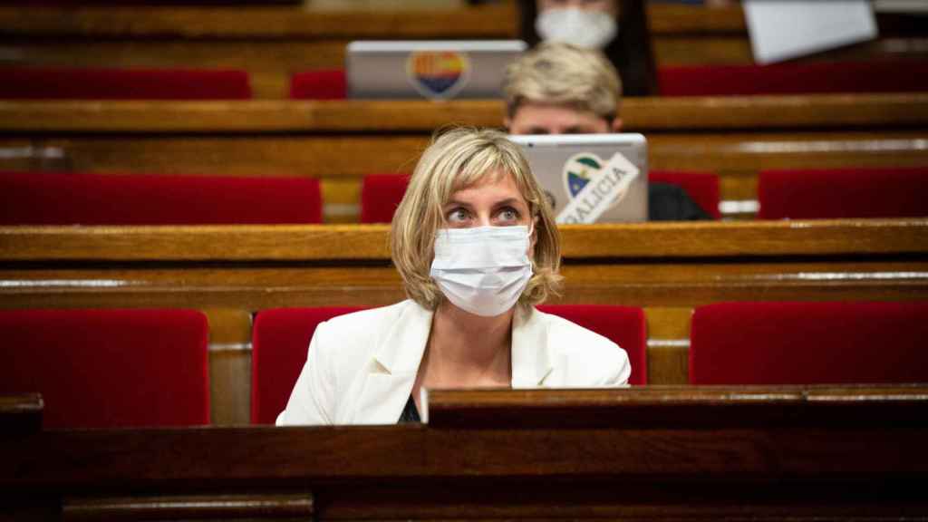 La 'consellera' de Salud en funciones, Alba Vergés, en el Parlament / EUROPA PRESS