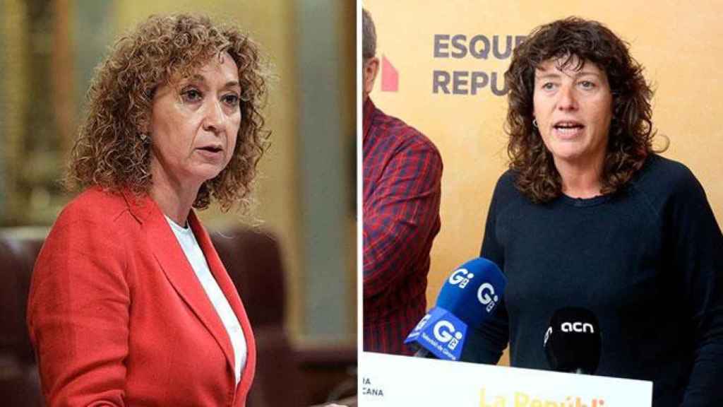 Ester Capella y Teresa Jordà, diputadas en el Congreso de ERC y futuras 'conselleres' del Govern, en imágenes de archivo / CG