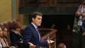 El líder de Ciudadanos, Albert Rivera, en una imagen de archivo en el Congreso / EP