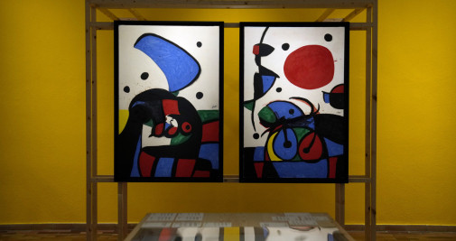 Cuadros de Miró en la Fundació Miró / EFE - Alejandro García
