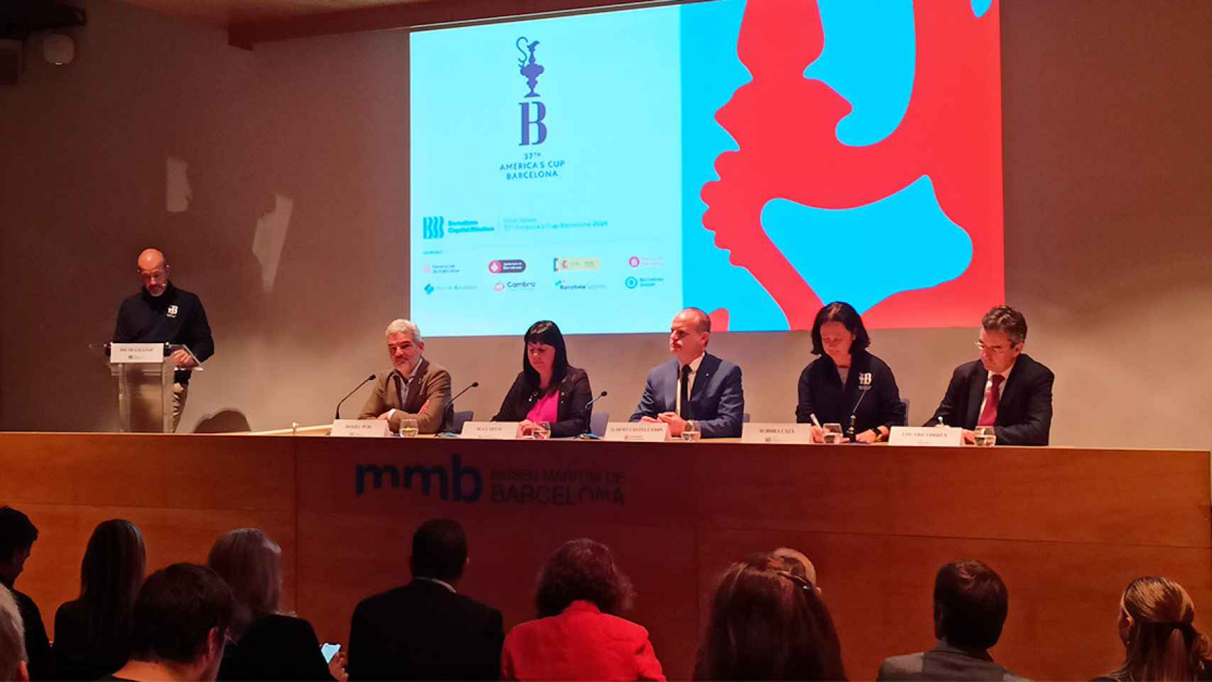 Presentación de la regata preliminar de la Copa América de Vela 2024 en el Museo Marítimo de Barcelona / HUGO SÁNCHEZ - CG