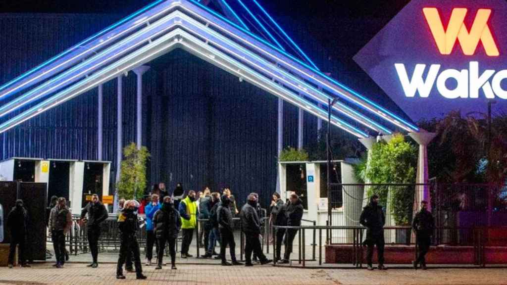 Imagen de la discoteca Waka de Sant Quirze del Vallès, con la que se solidariza el gremio de discotecas de Barcelona tras la macrorredada del sábado /  EFE