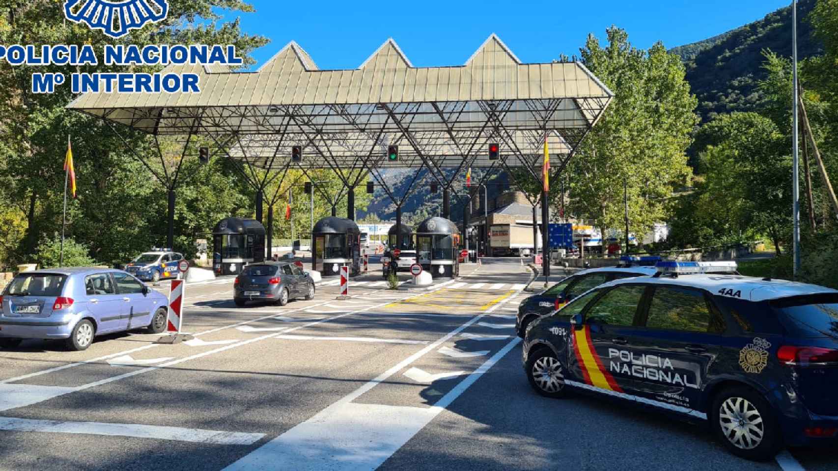 Paso fronterizo de Lleida donde los dos hombres se dieron a la fuga en diciembre de 2021 / POLICÍA NACIONAL