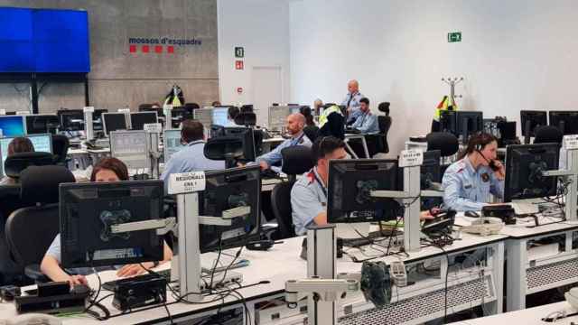 Sala de mando del 112 de los Mossos d'Esquadra en Reus / MOSSOS